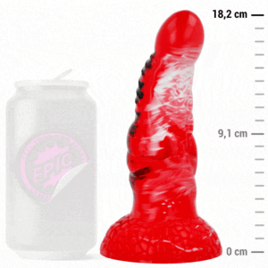 Epic-Dildo Agnis Crimson Fire-Silikon · Sextoys (Bild 3)