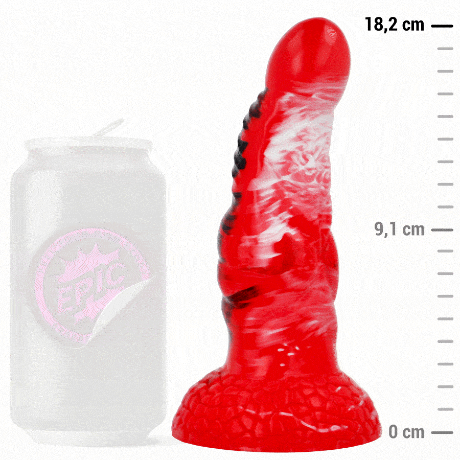 Epic-Dildo Agnis Crimson Fire-Silikon · Sextoys (Bild 3)