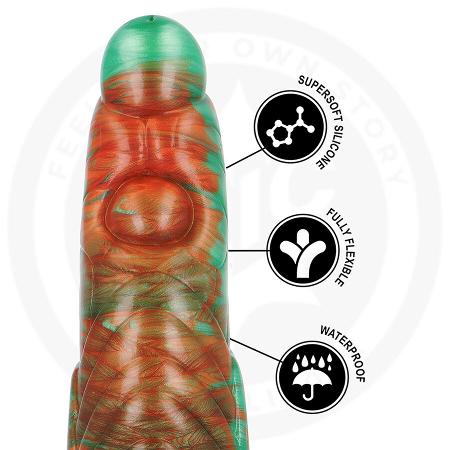 Epic-Dildo Tiryon Green Flash-Silikon · Sextoys (Bild 4)