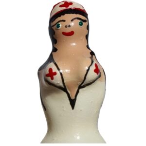 Condomerie-Handbemalte Sammlerkondome Nurse Blond