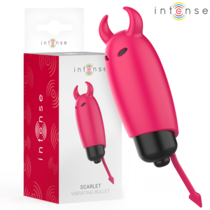 Intense Fun Toys-Scarlet Mini-Bullet mit Vibration Roter Dämon 9.3 cm
