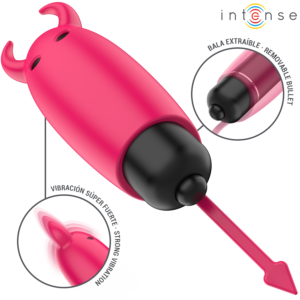 Intense Fun Toys-Scarlet Mini-Bullet mit Vibrationen Dämon Rot 9.3 cm · Vibratoren (Bild 3)