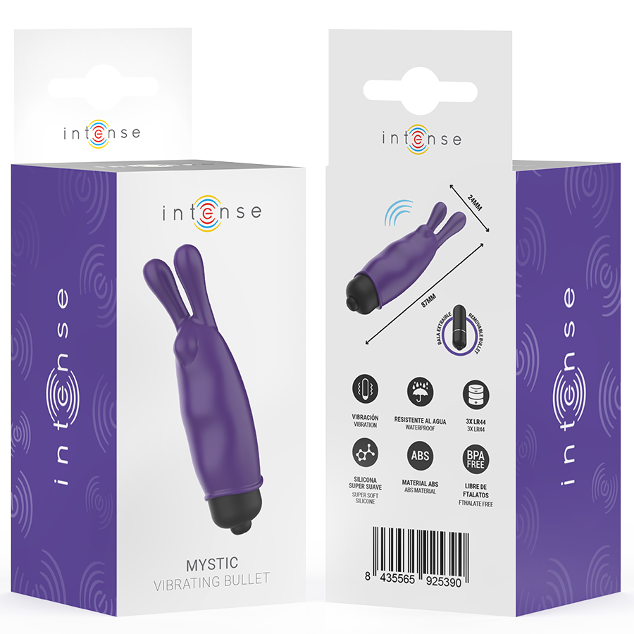 Intense Fun Toys-Mystic Purple Mini Bulletin Vibrator 8.7 X 2.4 cm · Vibratoren (Bild 6)