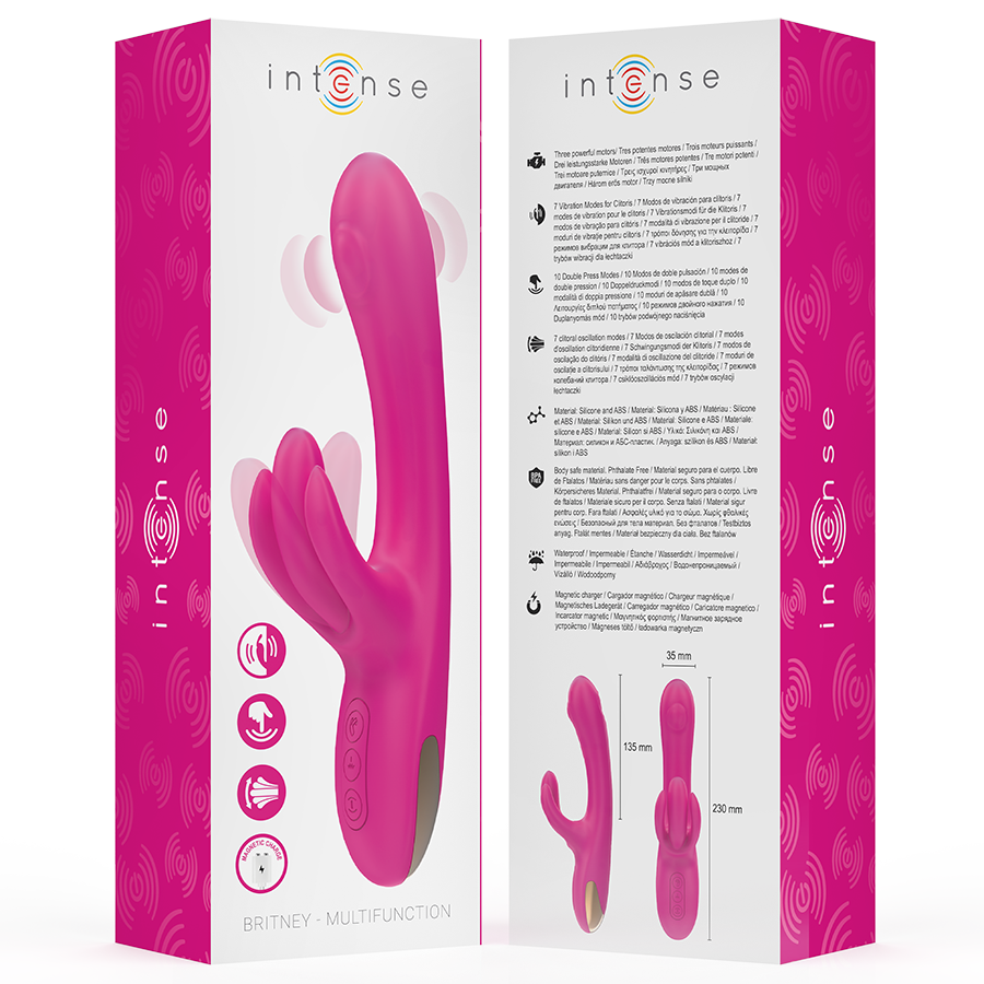 Intense High Tech-Britney Vibrator Rabbit Multifunktion 23 cm · Vibratoren (Bild 7)