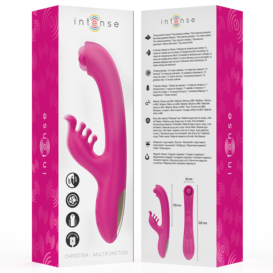 Intense High Tech-Christina Multifunktions-Rabbit Vibrator 22.5 cm · Vibratoren (Bild 8)