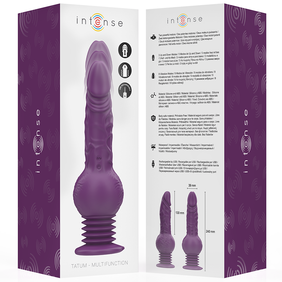 Intense High Tech-Tatum Vibrator Multifunktion mit Bewegung · Vibratoren (Bild 7)