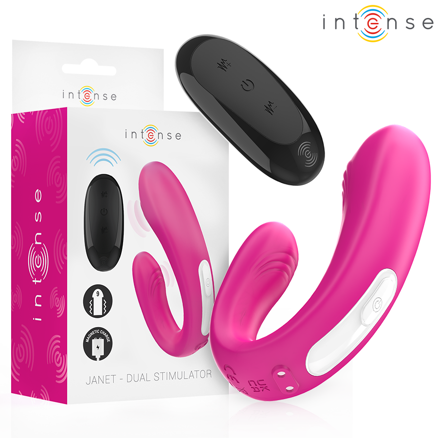 Intense Remote Control-Janet Doppel Stimulator in U-Form · Vibratoren