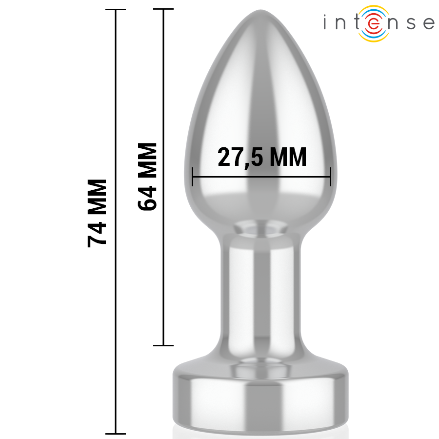 Intense-Analplug Metall mit 10 Vibrationen und Fernbedienung · Sextoys (Bild 4)