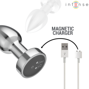 Intense-Analplug Metall mit 10 Vibrationen und Fernbedienung · Sextoys (Bild 6)