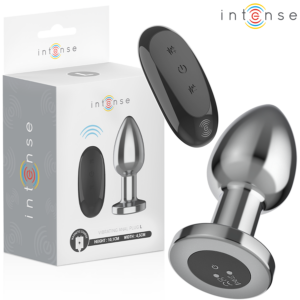 Intense-Analplug Metall mit 10 Vibrationen und Fernbedienung · Sextoys (Bild 17)