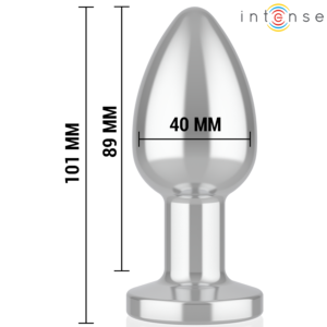 Intense-Analplug Metall mit 10 Vibrationen und Fernbedienung · Sextoys (Bild 21)