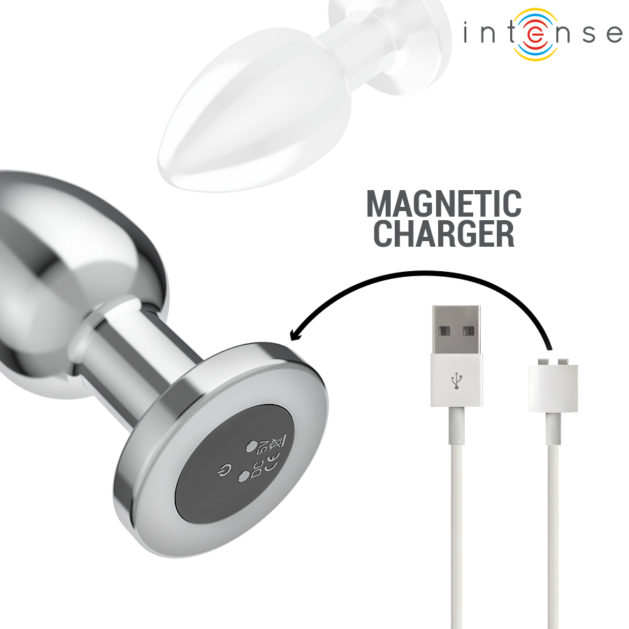 Intense-Analplug Metall mit 10 Vibrationen und Fernbedienung · Sextoys (Bild 22)