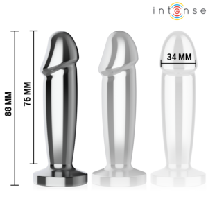 Intense-Analplug Metall mit Fernbedienung und 10 Vibrationen · Sextoys (Bild 6)