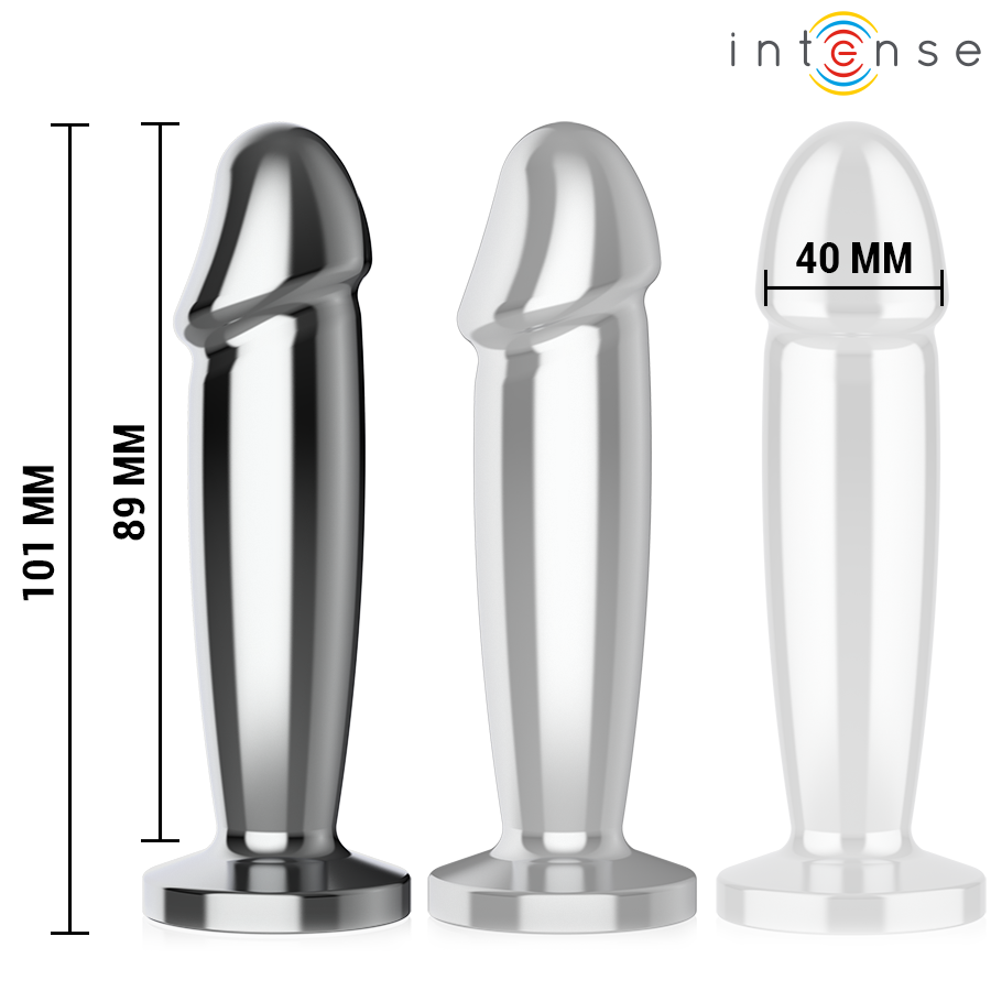 Intense-Analplug Metall mit Fernbedienung und 10 Vibrationen · Sextoys (Bild 12)