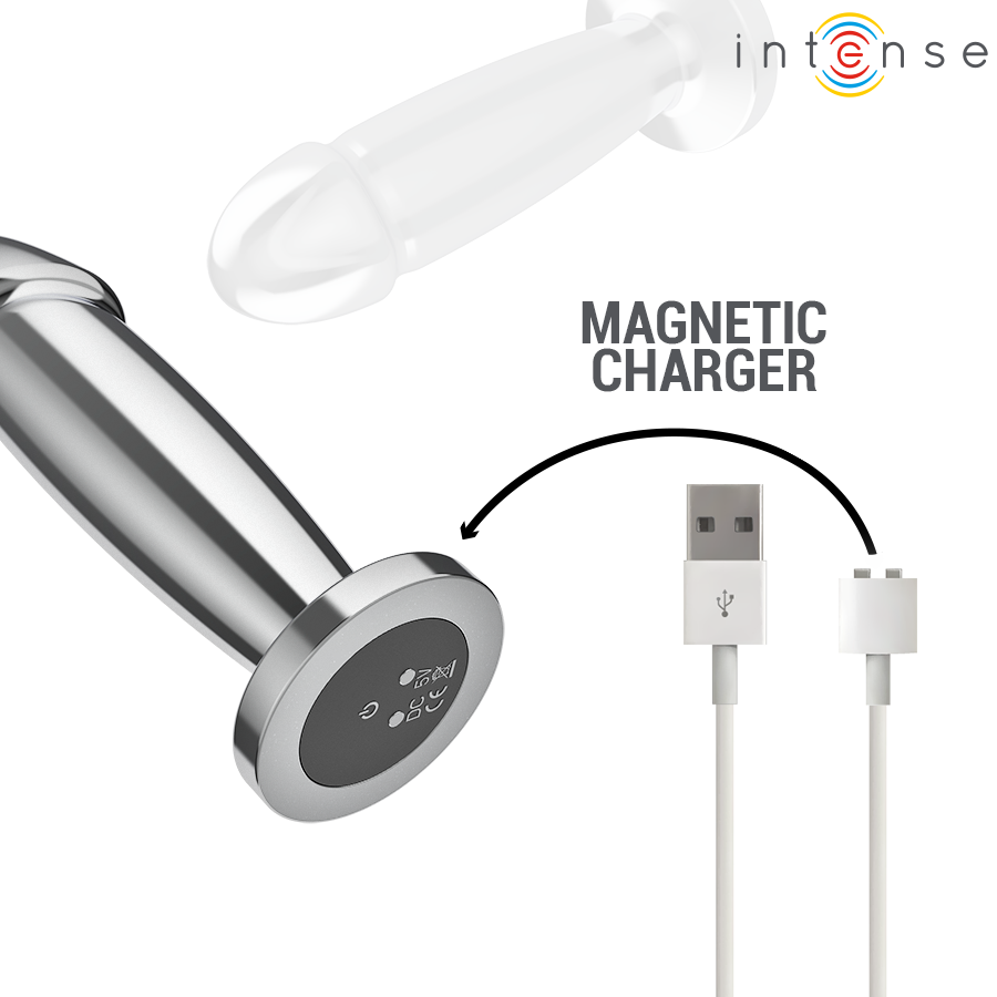 Intense-Analplug Metall mit Fernbedienung und 10 Vibrationen · Sextoys (Bild 14)