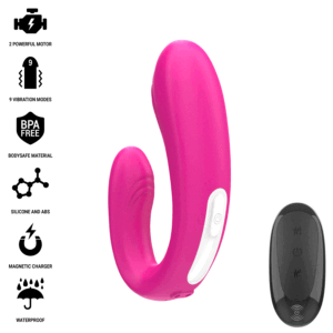 Intense Remote Control-Janet Doppel Stimulator in U-Form · Vibratoren (Bild 4)