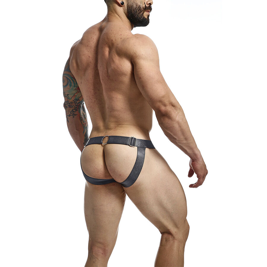 Mob-Dngeon Snap Jockstrap Grau One Size-Metal · Herrenunterwäsche (Bild 4)