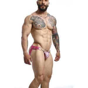 Mob-Dngeon Jockstrap Rosa One Size-Pelle · Herrenunterwäsche (Bild 3)