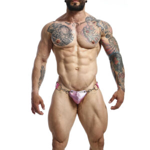 Mob-Dngeon Jockstrap Rosa One Size-Pelle · Herrenunterwäsche
