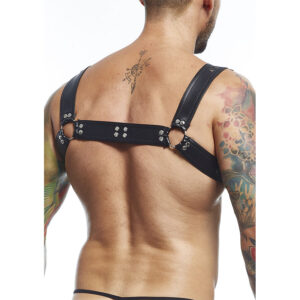 Mob-Dngeon Gürtel Harness Schwarz One Size-Metal · Herrenunterwäsche (Bild 5)