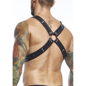 Mob-Dngeon Gürtel Harness Schwarz One Size X-Metal · Herrenunterwäsche (Bild 3)