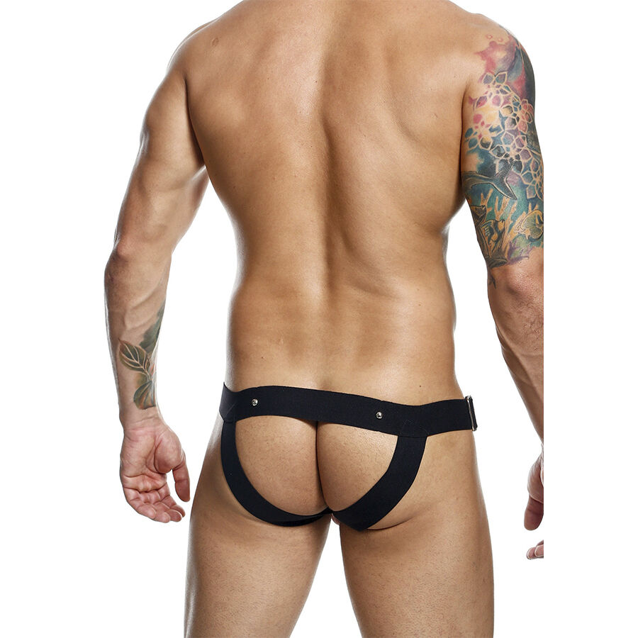 Mob-Dngeon Jockstrap mit Ring für Penisse One Size-Pelle · Herrenunterwäsche (Bild 4)