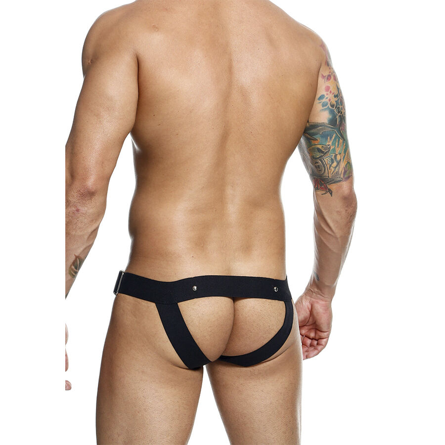 Mob-Dngeon Jockstrap mit Ring für Penisse One Size-Pelle · Herrenunterwäsche (Bild 5)