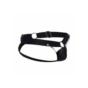 Mob-Dngeon Jockstrap mit Schwarz-Kette, Größe Einzel-Ökologische Haut · Herrenunterwäsche (Bild 8)