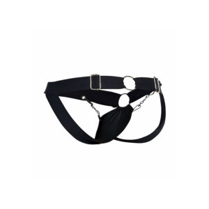 Mob-Dngeon Jockstrap mit Schwarz-Kette, Größe Einzel-Ökologische Haut · Herrenunterwäsche (Bild 2)