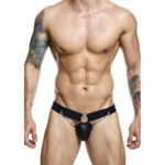 Mob-Dngeon Jockstrap mit Schwarz-Kette, Größe Einzel-Ökologische Haut · Herrenunterwäsche