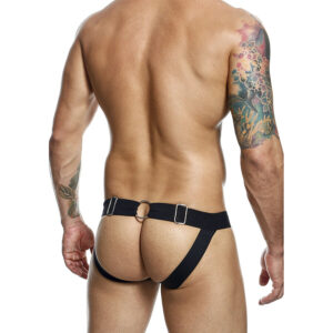 Mob-Dngeon Jockstrap mit Schwarz-Kette, Größe Einzel-Ökologische Haut · Herrenunterwäsche (Bild 7)