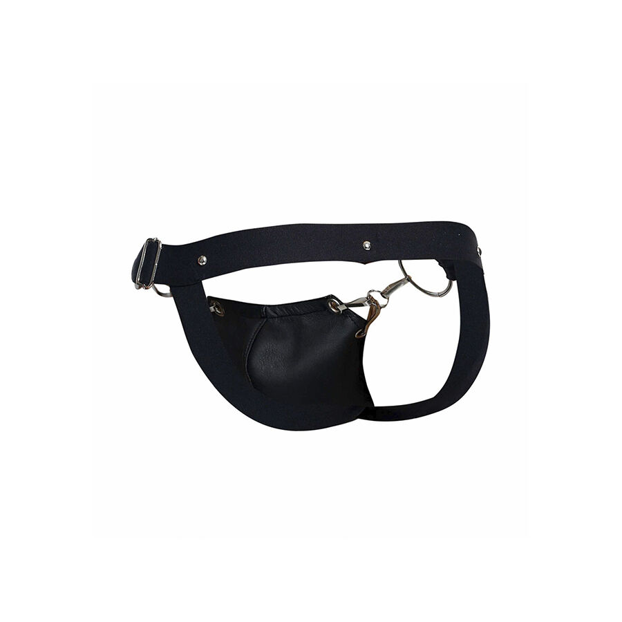 Mob-Dngeon Jockstrap Schwarz Pressure One Size-Metal · Herrenunterwäsche (Bild 10)