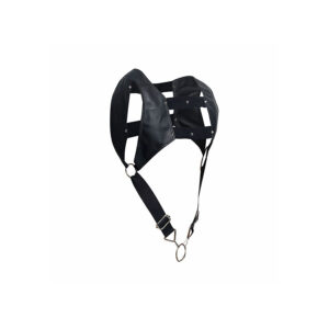 Mob-Dngeon Harness Schwarz mit Penisring Superior One Size · Herrenunterwäsche (Bild 4)
