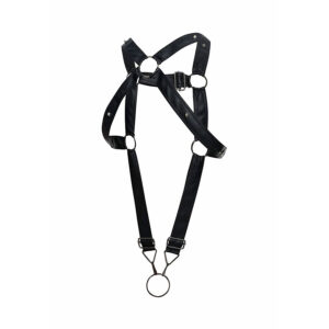 Mob-Dngeon Harness für Penis Kreuzzug Schwarz – One Size-Metal · Herrenunterwäsche (Bild 8)