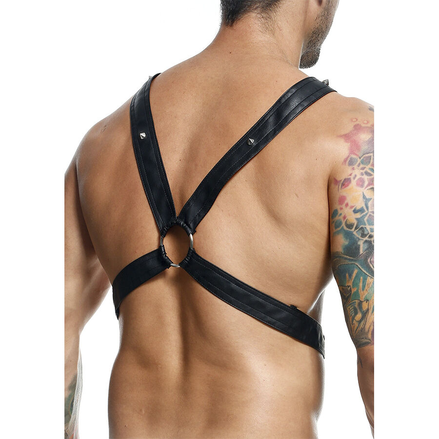 Mob-Dngeon Harness Kreuzkette Schwarz One Size-Metal · Herrenunterwäsche (Bild 5)