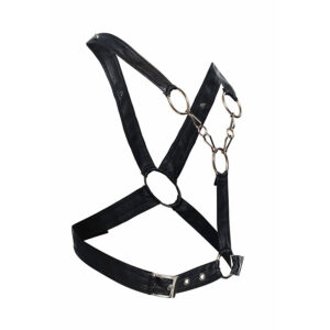 Mob-Dngeon Harness Kreuzkette Schwarz One Size-Metal · Herrenunterwäsche (Bild 6)