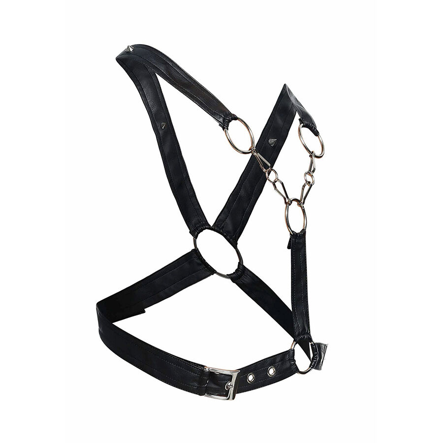 Mob-Dngeon Harness Kreuzkette Schwarz One Size-Metal · Herrenunterwäsche (Bild 6)