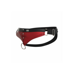 Mob-Dngeon Jockstrap Rot Penisring One Size-Metal · Herrenunterwäsche (Bild 6)