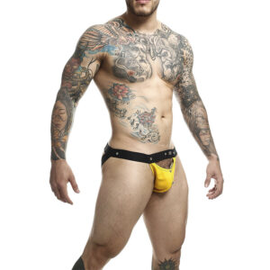 Mob-Dngeon Jockstrap Gelb Sportsman One Size-Metal · Herrenunterwäsche (Bild 3)