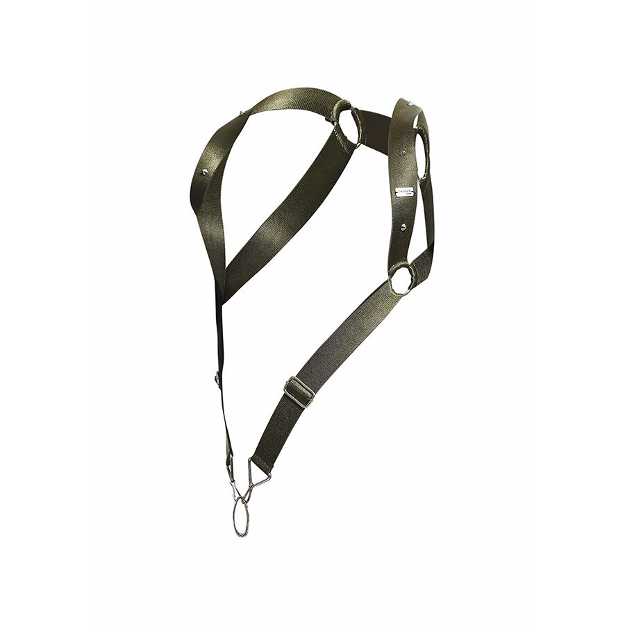 Mob-Dngeon Harness mit gerader Rückenlehne aus Metall · Herrenunterwäsche (Bild 7)