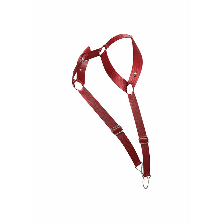 Mob-Dngeon Harness mit gerader Rückenlehne aus Metall · Herrenunterwäsche (Bild 16)