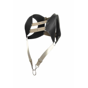 Mob-Dngeon Harness mit Penisring Gold One Size-Metal · Herrenunterwäsche (Bild 6)