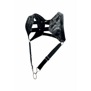 Mob-Dngeon Harness mit Silber Ring für Penis One Size-Metal · Herrenunterwäsche (Bild 6)