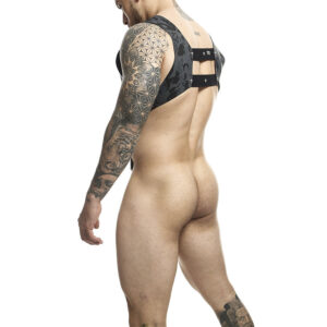 Mob-Dngeon Harness mit Silber Ring für Penis One Size-Metal · Herrenunterwäsche (Bild 7)