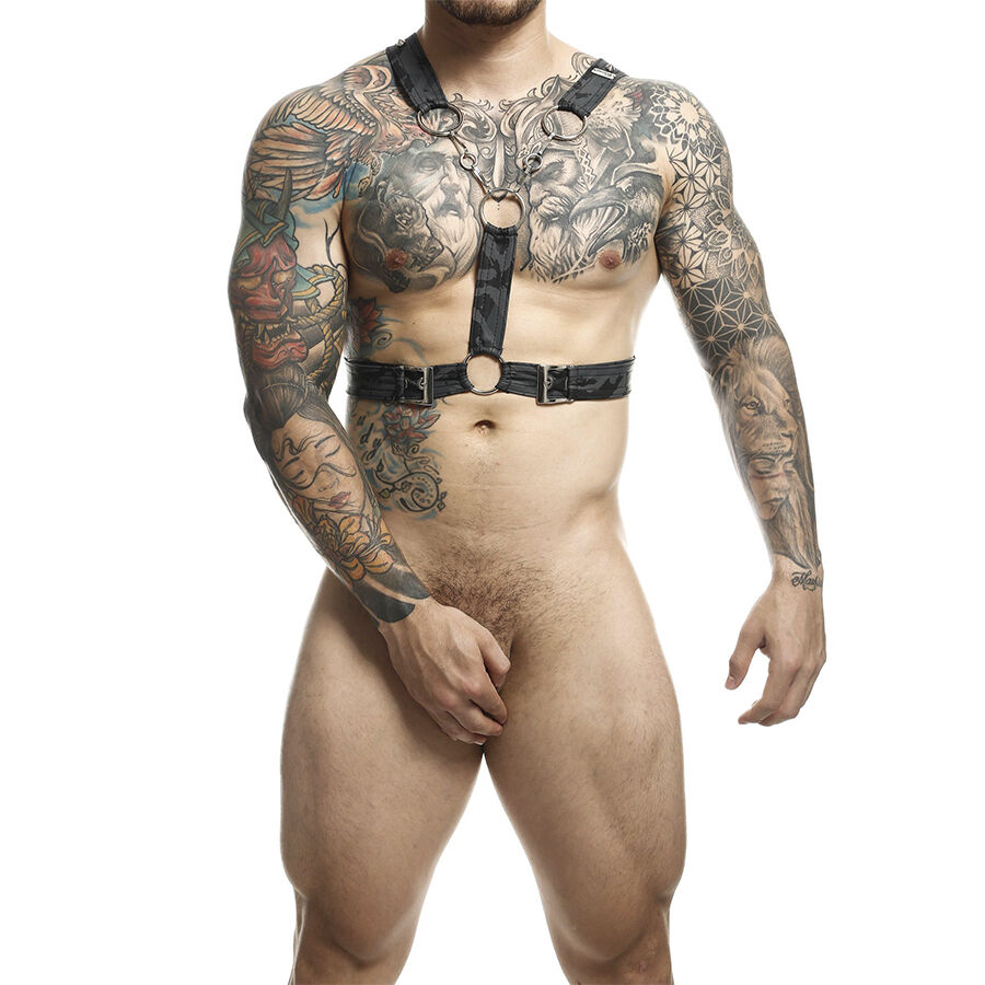 Mob-Dngeon Harness mit Ketten-Metall