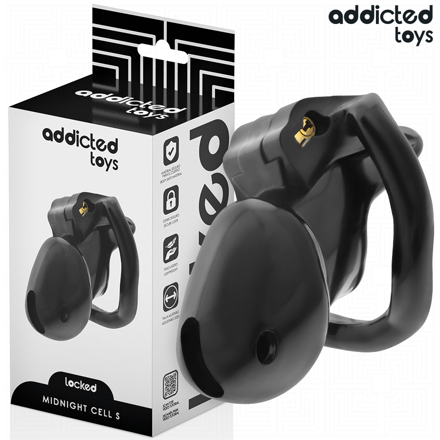 Addicted Toys Locked-Locked - Mindnight Cell Peniskäfig-Größe S