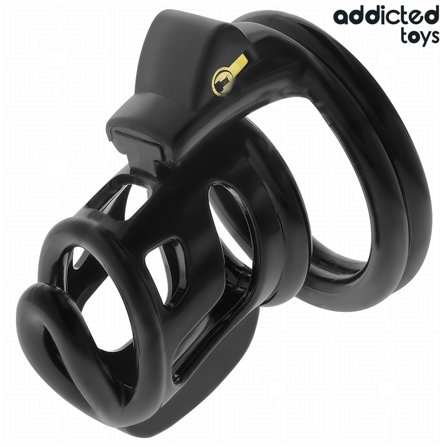 Addicted Toys Locked-Gilden Käfig für Metall Penis · BDSM-Zubehör (Bild 4)