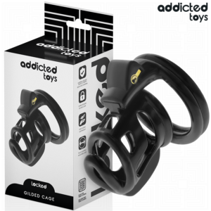 Addicted Toys Locked-Gilden Cage Peniskäfig aus Metall