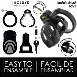 Addicted Toys Locked-Locked – Eternal Lock Käfig für Penis 9 cm · BDSM-Zubehör (Bild 7)
