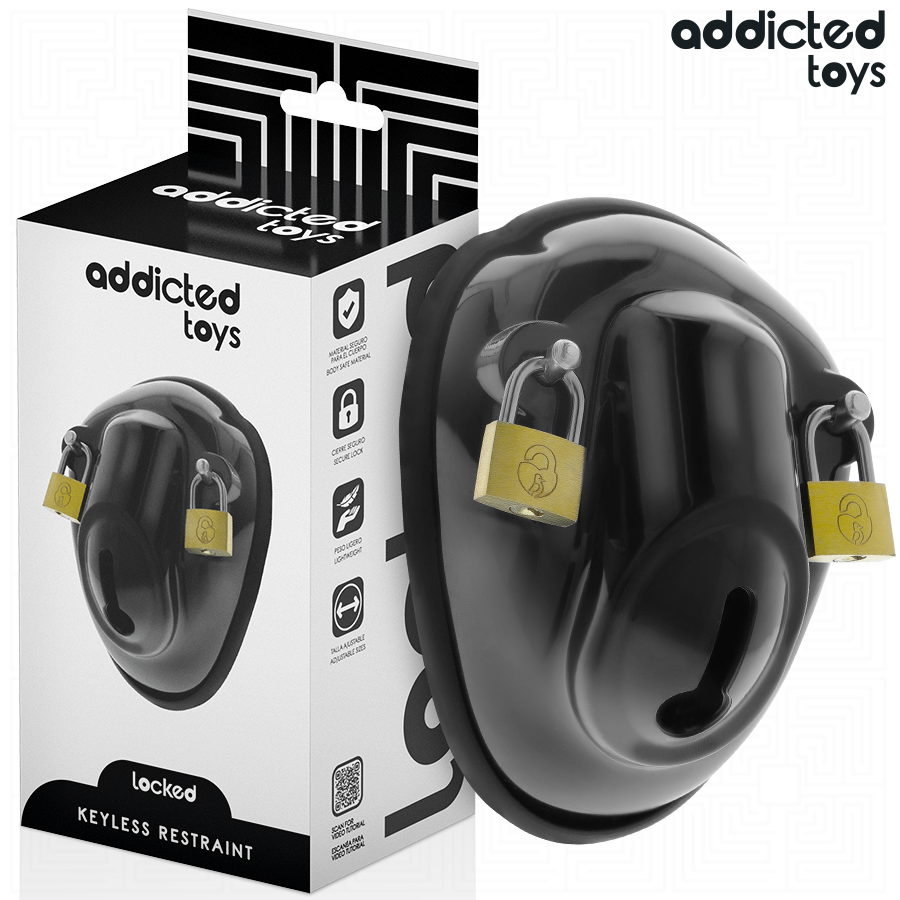 Addicted Toys Locked-Locked - Keuschheitskäfig für den Penis